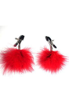 Sexy Lingerie's Fluffy Nipple Clamps