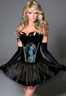 Sexy Lingerie Peacock Princess Corset