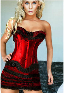 Sexy Lingerie Corset And Skirt