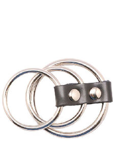 Triple Steel Cock Ring