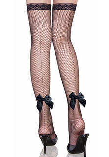 Sexy Lingerie Satin Bow Stockings