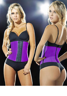 Sexy Lingerie Purple Waist Trainer