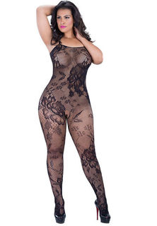 Sexy lingerie Floral Body Stocking