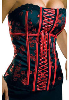 Sexy Lingerie Satin Plus Size Corset