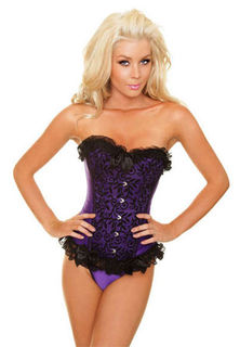 Sexy Lingerie Elegant Embossed Corset