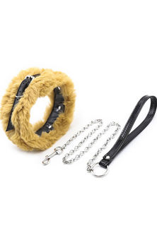 Sexy Lingerie Bondage Fluffy Collar Set