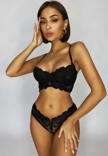Floral Lace Bra Set Sexy Lingerie