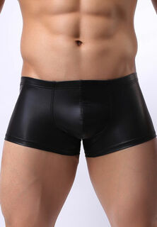 Leather Look Shorts Sexy Lingerie