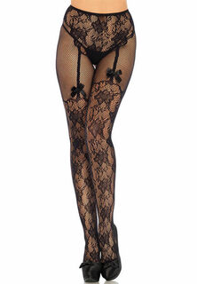 Sexy Lingerie Flowers Pantihose